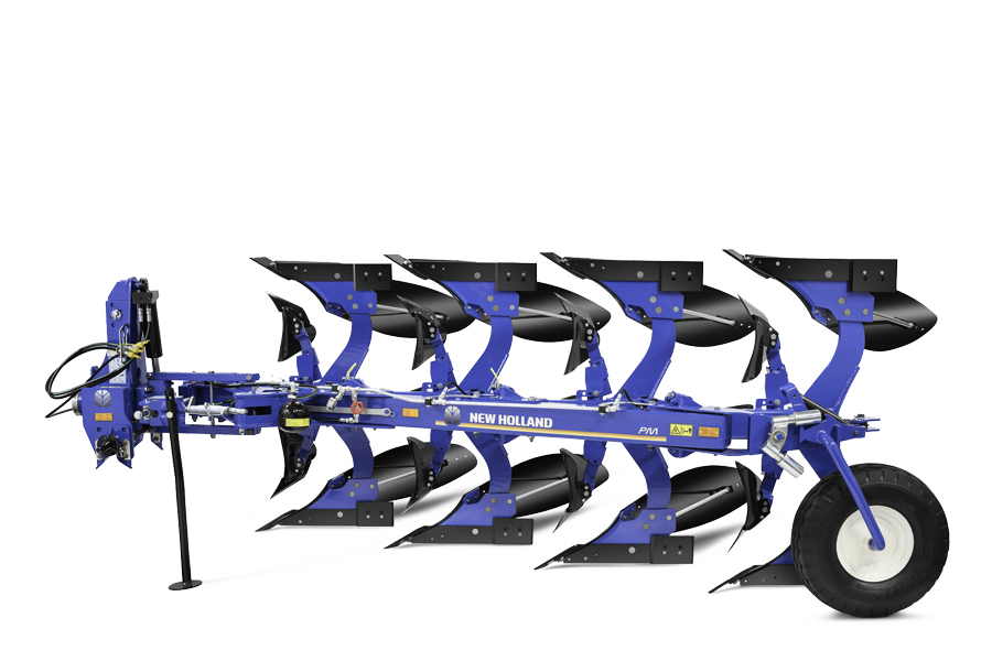 Blauer New Holland Pflug, Modell PM