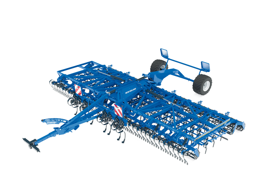 Blaues New Holland Bodenbearbeitungsgerät, Modell SGX 790