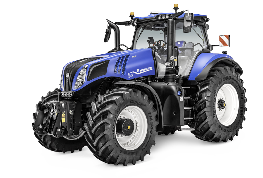 Blauer New Holland Traktor, Modell T8 Genesis